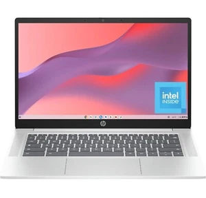 HP Chromebook 14 inch Laptop, FHD Display, Intel N100, 4 GB RAM, 64 GB eMMC, Int - Picture 1 of 1