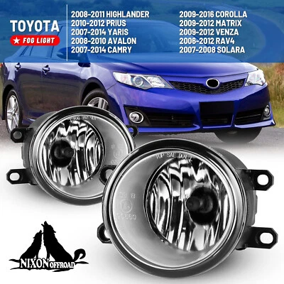 Luces antiniebla transparentes para Lexus IS 2008-2012 F/LX570/RX350/07-14 Toyota Yaris/Camry Foto 1 de 4