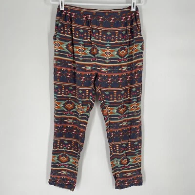 Flying Tomato Womens Multicolor Geometric Print Pull On Pants Size L - Image 1 of 4