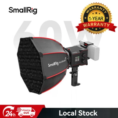 SmallRig RC 60B Bi-Color LED Monolight COB Video Light+Mini Parabolic Softbox - Image 1 of 4