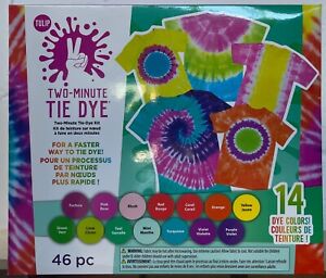 TULIP 46 Piece TIE DYE Kit - Two Minute Tie Dye kit for a faster way to dye