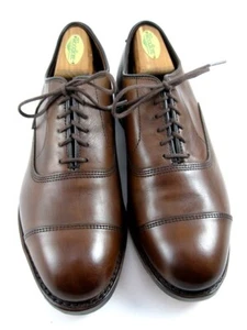 Allen Edmonds "Park Avenue" Cap-Toe Men's Oxfords 7 EE Dark Chili USA (523N) - Picture 1 of 11
