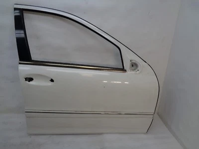01-05 Mercedes C320 Front Right Passenger Exterior Door Shell White OEM DK809140 - Image 1 of 4