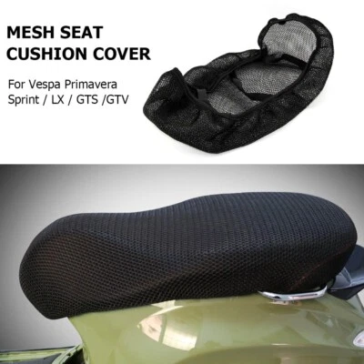 Funda de asiento para Vespa Primavera Sprint GTS GTV LX 50 125 150 cojín de malla Foto 1 de 4
