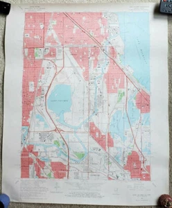 1965 Lake Calumet Illinois Indiana 7.5' Series USGS Topographic Map 1:24000 - Picture 1 of 3