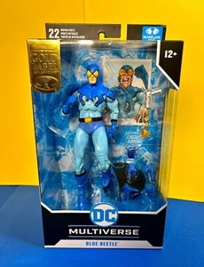 2023 McFarlane Gold Label - DC Classic - BLUE BEETLE Action Figure (Exclusive!) - Picture 1 of 12