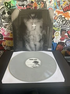 THUG LIFE Volume 1 VG++ OPAQUE GREY VINYL IN SHRINK/4000 2PAC IVC EDITION - Picture 1 of 2