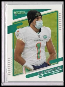 2021 Donruss #61b Tua Tagovailoa No Helmet - Picture 1 of 2