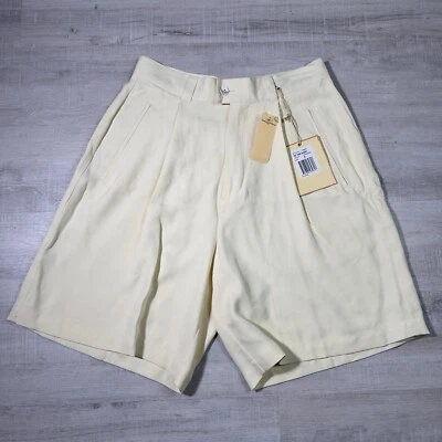 NUEVO CON ETIQUETAS Tommy Bahama Mujer Pantalones Cortos Amarillo Talla 8 Limonada Informal Preppy Tee Time Foto 1 de 4