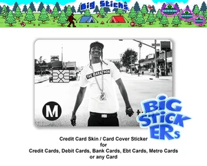 Nip Hussle Metro-Tap Credit Card Skin Cover SMART Sticker Wrap Decal - Picture 1 of 16
