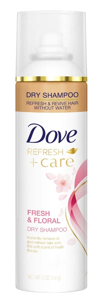 Champú en spray seco fresco y floral Dove Refresh + Care, 5 OZ Foto 1 de 1