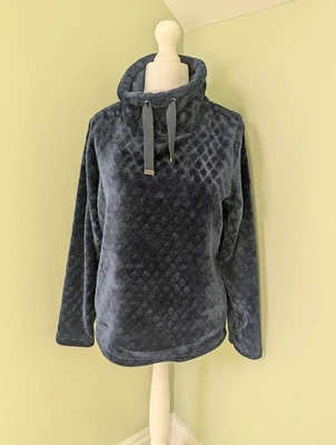 Ladies Regatta Grey Roll Neck Fleece Jacket Size 12 Jumper - Image 1 of 4