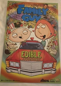 2025 SDCC COMIC CON EXKLUSIVES FOX POSTER FAMILY GUY STEWIE LOIS GRIFFIN ESSBAR  - Bild 1 von 1