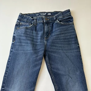 Cat & Jack Jeans Boys 14 Blue Bootcut Stretch Denim Classic Youth Kids Pants - Picture 1 of 8