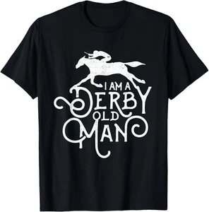 Funny Derby Day, Derby Old Man, Kentucky horse racing T-Shirt Hoodie - Picture 1 of 16