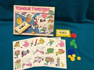 Vintage 1987 Discovery Toys Tongue Twisters Kids Game Cassette 99% Complete - Picture 1 of 6