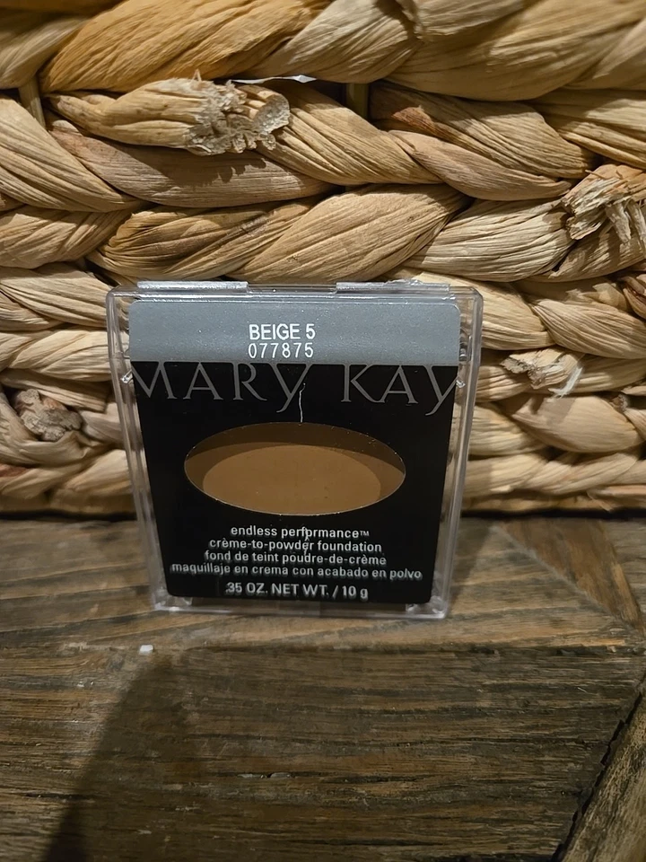 Mary Kay Endless Performance Creme to Powder Foundation Beige 5 Full Size NLA - Image 1 of 1