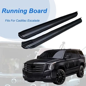 Fits For Cadillac Escalade 2021-2025 Side Step Nerf Bar Running Board Side Stair - Picture 1 of 6