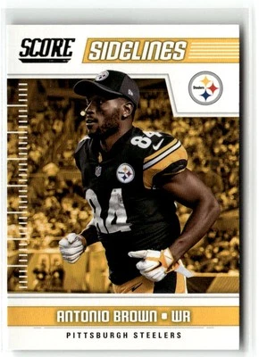 2018 Score #8 Antonio Brown Sidelines - Image 1 of 2