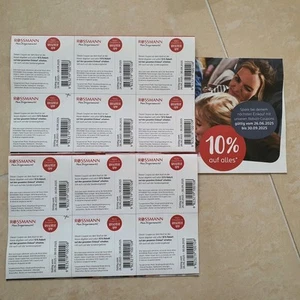 Rossmann 12er Coupon 10% auf alles, gültig bis 30.09.2025 - Bild 1 von 1