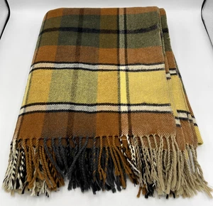 Blanket Wool 55" x 65" Tassels Tag is missing Unbranded - Picture 1 of 11