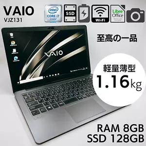 Sony Vaio Z VJZ13 Core i7-6567U 8GB RAM 128GB SSD 13.3in With AC adapter _620 - Picture 1 of 10