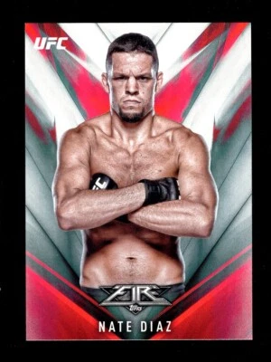 2017 TOPPS UFC #37 NATE DIAZ QTY FREE SHIPPING - Image 1 of 2