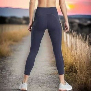 Athleta Ultimate Stash 7/8 Stash Tights Navy M - Picture 1 of 7