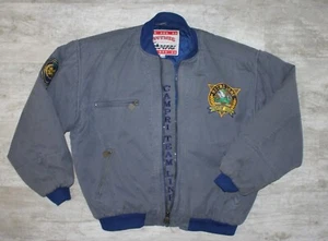Chaqueta de Algodón Irlandés Lucha Vintage Años 90 NUTMEG Campri NOTRE DAME Bombardero XL Usada en Excelente Condición! - Imagen 1 de 22