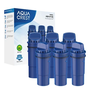 6 Packs AQUA CREST NSF Certified Pitcher Water Filter, PPT700W, CR-1100C - Picture 1 of 7