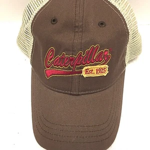 Caterpillar CAT Est. 1925 Brown/Beige Vented Cap / Hat - Picture 1 of 4