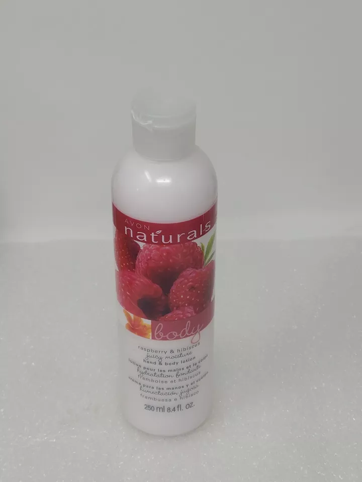 Avon Naturals Raspberry & Hibiscus Juicy Moisture Hand & Body Lotion 8.4 oz - Image 1 of 1