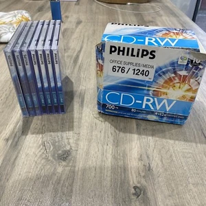 Philips CD-RW x 7 neuwertig einige noch versiegelt alles neu nie benutzt - Bild 1 von 2