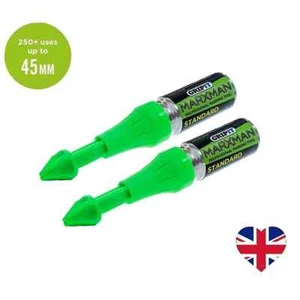 Marxman Marking Chalk Pen Twin Pack Tool Precision Drill Marking - Picture 1 of 1
