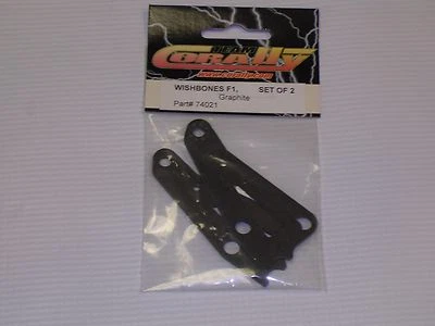 Corally Front Wishbones for F1 Graphite L/R #74021 - Image 1 of 2