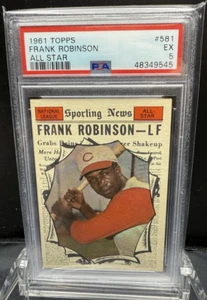 1961 Topps Frank Robinson All Star #581 PSA 5 - Bild 1 von 2