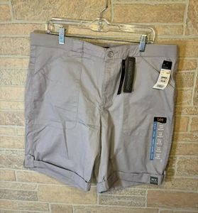 Neu mit Etikett Lee Relaxed Fit Bermuda mittelhohe Shorts Größe 18 Medium - Bild 1 von 4