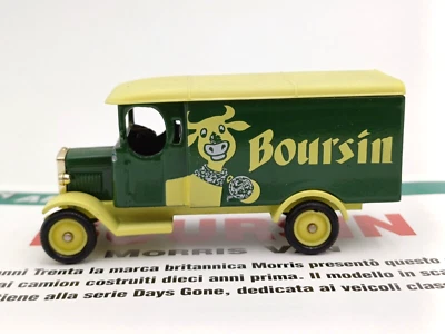 CORGI MORRIS VAN PUBBLICITARIO  BOURSIN  - MODELLINO 1:43 + pagine ILLUSTRATE - Immagine 1 di 4