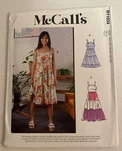 McCall's R11034 Sewing Pattern Summer Cottage Core Dress Sizes: 16-24 - Picture 1 of 8