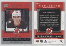 2023-24 Upper Deck Series 1 Honor Roll Silver Rainbow /250 Jack Hughes #HR-25