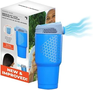 Sharper Image Breeze Blast Ultra Personal Air Cooler- Battery/USB Cable- **NEW** - Picture 1 of 6