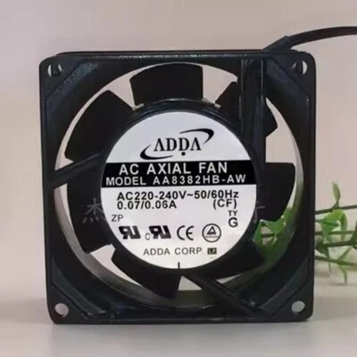 ADDA AA8382HB-AW 8038 AC220V-240V 0.07/0.06A 8CM Axial Cooling Fan - Image 1 of 2