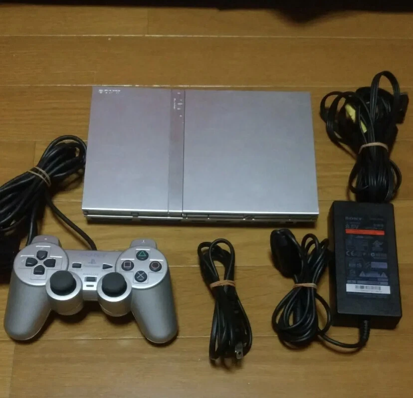 Sony PlayStation 2-Slim Silver NTSC-J Japan Video Game Consoles