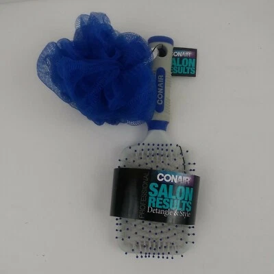 Conair Professional Salon Results Detangle Style Cushion Paddle Hair Brush Scrub - Image 1 of 4