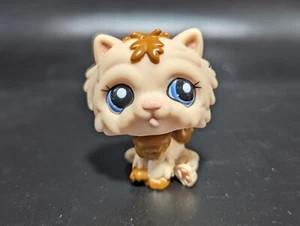Littlest Pet Shop hellbraun und braun akzentuiert Chow Chow Hund #1983 - Bild 1 von 6