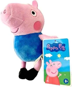 Juguete de peluche Peppa Pig 8 pulgadas George Pig nuevo con etiquetas. Suave. Coleccionable - Imagen 1 de 1