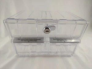 1 Brand New Schafer MM Dual Bingo Snap Lottery Ticket Holder - Picture 1 of 7