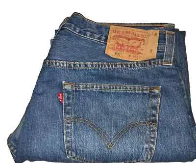 Levis 501 XX  blue jeans distressed W 36 L 30 - Image 1 of 4