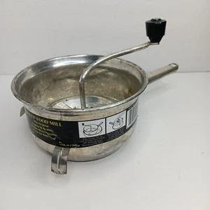 Foley  Food Mill 7.5" 2 Quart Stainless Steel Masher Ricer Strainer 0101007 - Picture 1 of 10
