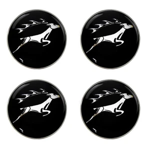 Triumph Stag Leaping Logo Self Adhesive Set of 4 Gel Wheel Centres - Picture 1 of 1